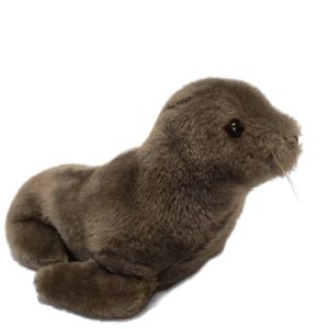 Vintage 1978 Dakin Gray Arctic Seal Stuffed Animal Plush 6"